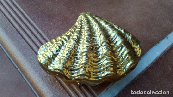 Coleccionismo: JOYERO CON FORMA DE OSTRA EN BRONCE - Foto 7