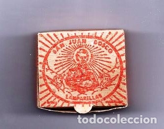 Coleccionismo: cajita de Lamparillas San Juan Bosco de cartulina