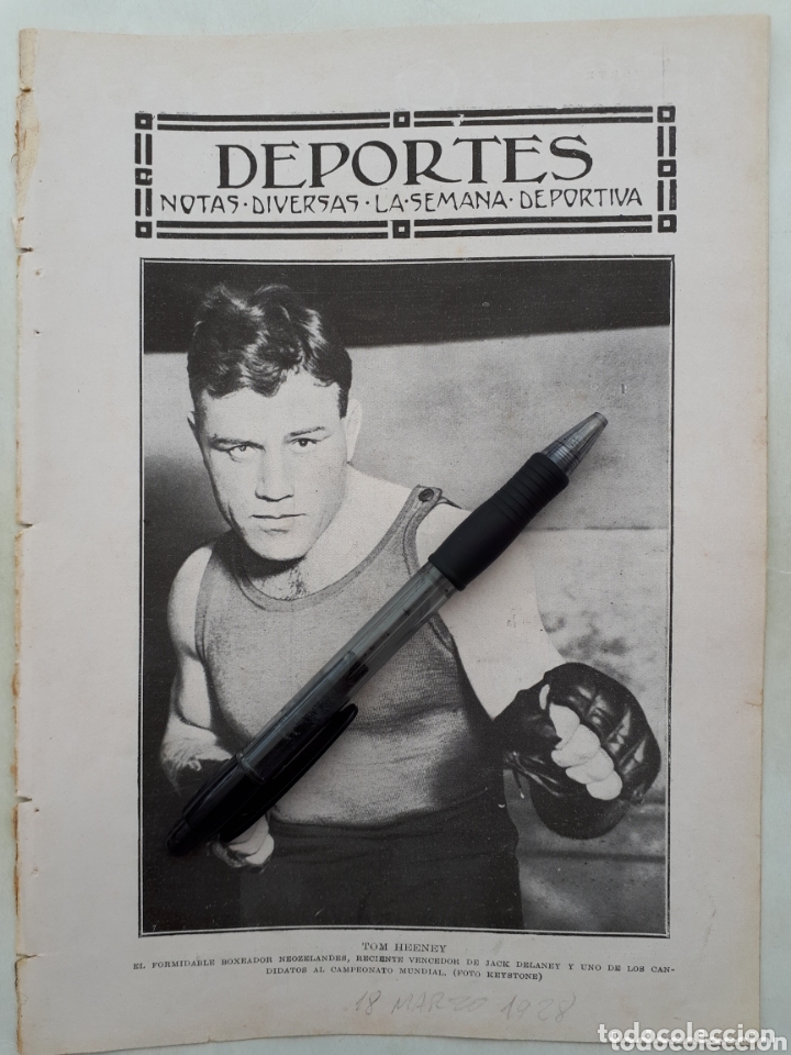 Coleccionismo: DEPORTES. La semana deportiva. (Boxeo, futbol, polo, esqu&iacute;, front&oacute;n,) 1928