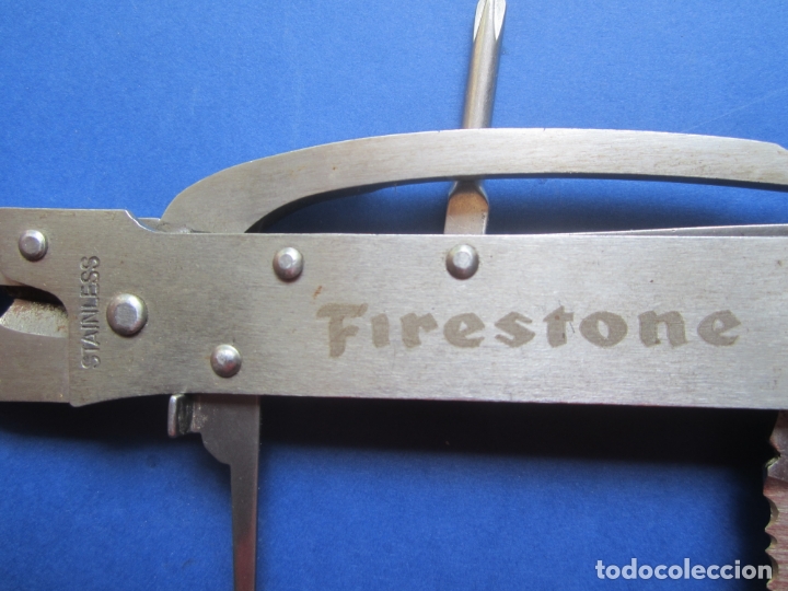 Coleccionismo: alicates multiusos , propaganda firestone - Foto 2