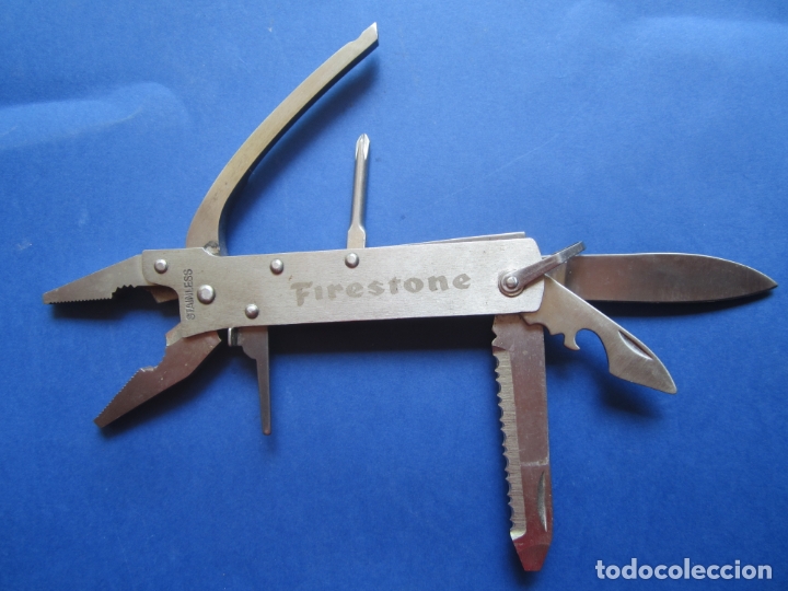 Coleccionismo: alicates multiusos , propaganda firestone - Foto 1