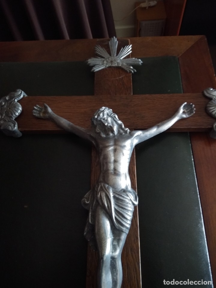 Coleccionismo: Antiguo crucifijo - Foto 2