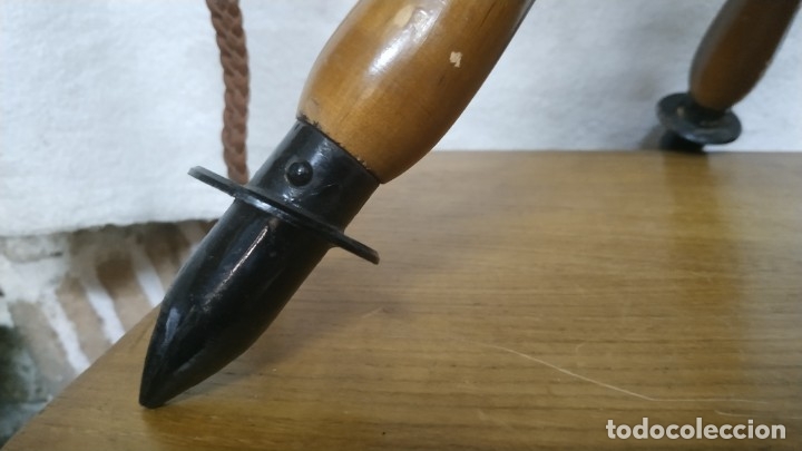 Coleccionismo: Asiento tr&iacute;pode para excursionistas - Foto 2