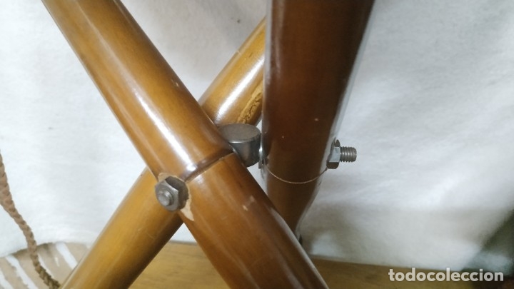 Coleccionismo: Asiento tr&iacute;pode para excursionistas - Foto 4