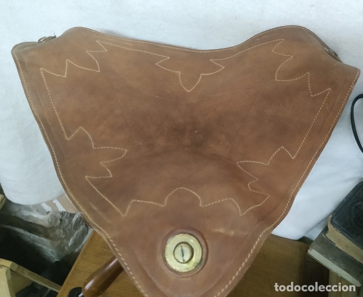 Coleccionismo: Asiento tr&iacute;pode para excursionistas - Foto 5