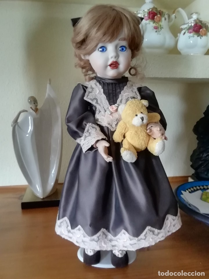 Coleccionismo: Mu&ntilde;eca porcelana artesanal - Foto 1