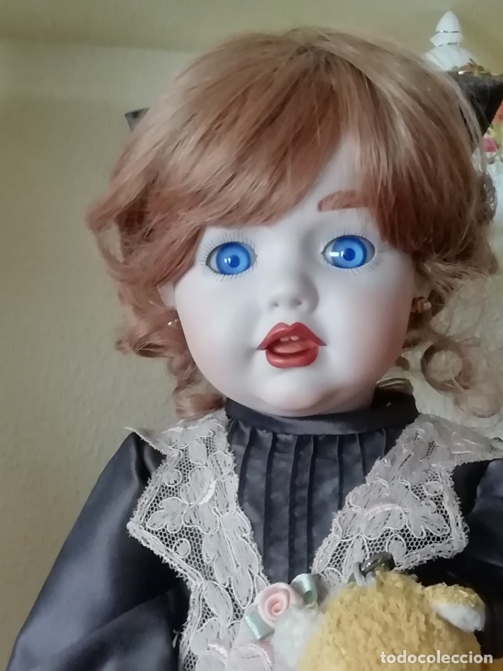 Coleccionismo: Mu&ntilde;eca porcelana artesanal - Foto 4