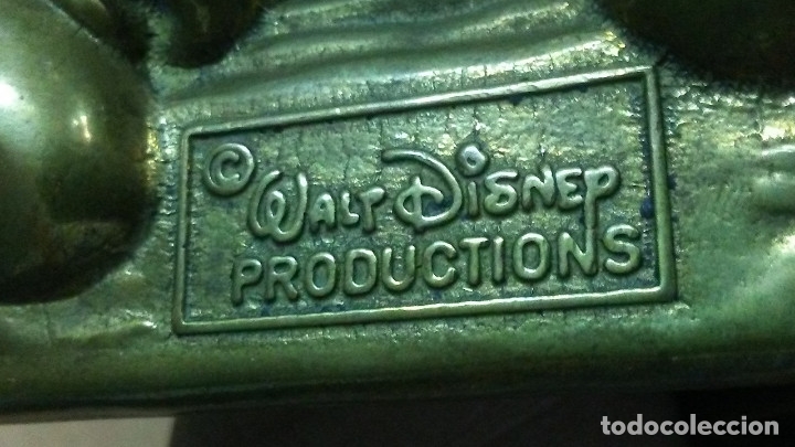 Coleccionismo: PORTAL&Aacute;PICES DE MICKEY MOUSE ANTIGUO DE BRONCE - Foto 7