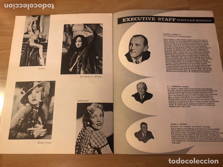 Coleccionismo: Programa de teatro concierto marlene Dietrich - Foto 6