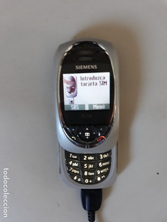 Coleccionismo: Telefono movil siemens sl55 cargador y manual.unblocked