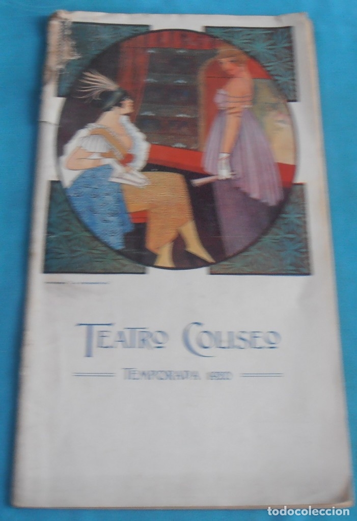 Coleccionismo: PROGRAMA , TEATRO COLISEO, TEMPORADA 1920 - Foto 1