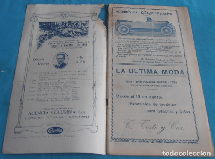 Coleccionismo: PROGRAMA , TEATRO COLISEO, TEMPORADA 1920 - Foto 3