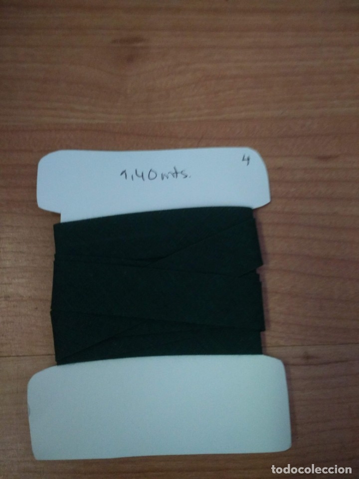Collectionnisme: CINTA BI&Eacute;S VERDE OSCURO 2 CMS ANCHO (1,40 MTS)