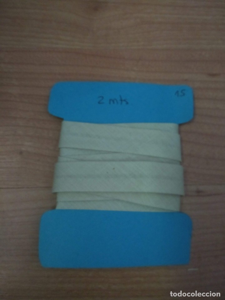 Colecionismo: CINTA BI&Eacute;S BATISTA BEIGE 2 CMS ANCHO (2,00 MTS)