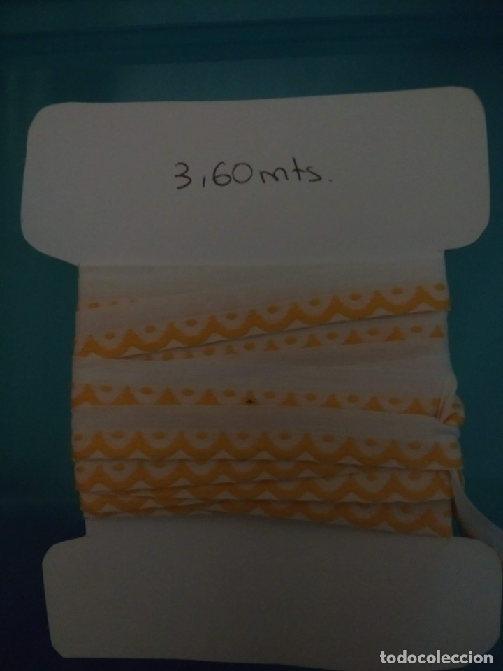 Collectionnisme: REMATE FEST&Oacute;N AMARILLO 1 CMS. ANCHO (3,60 MTS)