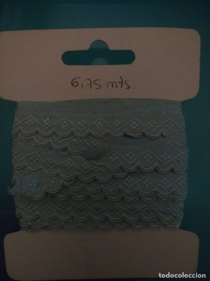 Sammeln: PUNTILLA AZUL 1,10 CMS. ANCHO (6,75 MTS.)