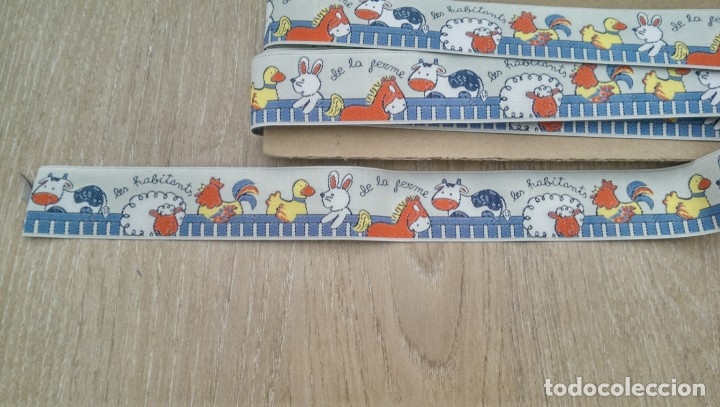 Collectionnisme: ANTIGUO TAPAPUNTOS ANIMALES GRANJA ANCHO 3 CMS.- 1 METRO- (DISPONIBLES 5,2 METROS)