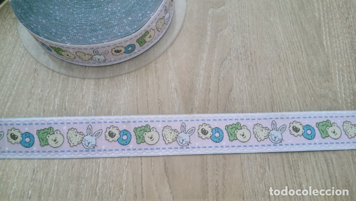 Collectionnisme: ANTIGUO TAPAPUNTOS &laquo;ANIMALITOS SOBRE FONDO ROSA&raquo; (1 METRO)