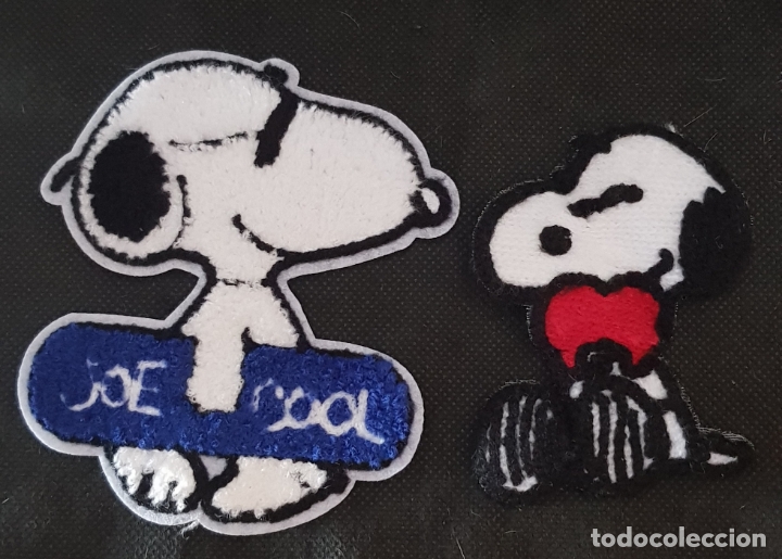 Coleccionismo: PARCHES DE TELA DE SNOOPY. PARA COSER EN LA ROPA, NO PLANCHAR, PARA PERSONALIZAR. NUEVOS, SIN USO