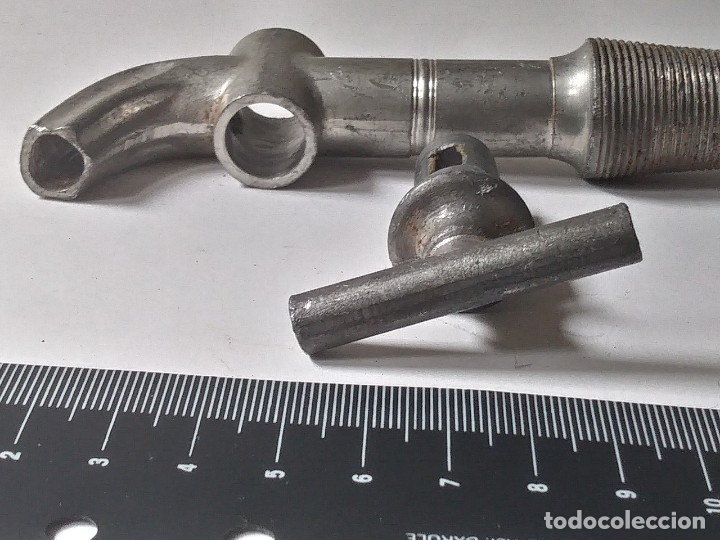Coleccionismo: GRIFO BARRIL TONEL METALICO - Foto 6