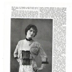 Coleccionismo: AÑO 1913 RECORTE PRENSA MODA FEMENINA BLUSA CASACA BORDADOS BULGAROS CREACION CASA DALSHEIMER