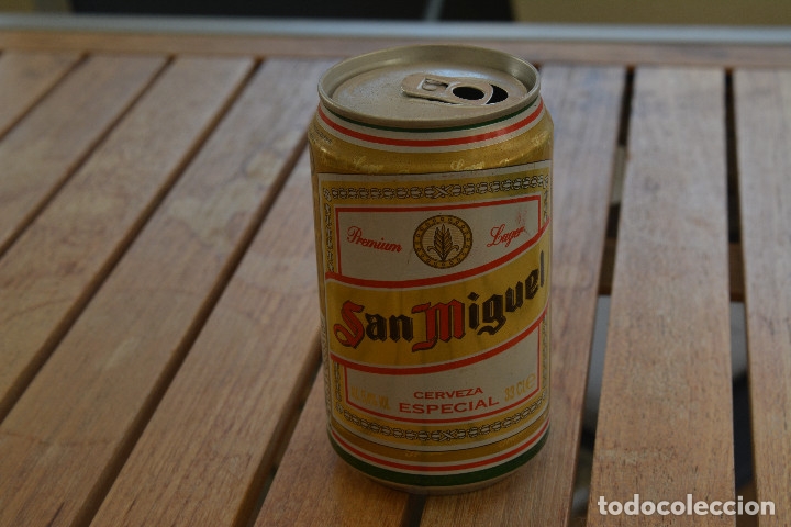 Coleccionismo: LATA DE CERVEZA FINALES DE LOS 90.MARCA SAN MIGUEL (ESPA&Ntilde;A)