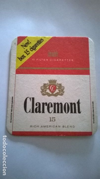 Collectionnisme: Posavaso cigarros claremot