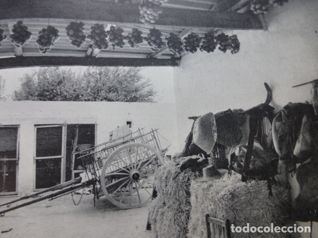 Sammelleidenschaft Papier: VALENCIA LA HUERTA UN CORRAL ANTIGUA LAMINA HUECOGRABADO A&Ntilde;OS 50