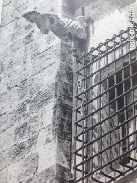 Coleccionismo: VALENCIA CATEDRAL GARGOLA ANTIGUA LAMINA HUECOGRABADO A&Ntilde;OS 50