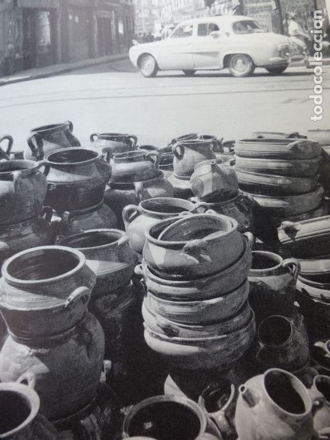 Coleccionismo: VALENCIA MERCADO DE CERAMICA ANTIGUA LAMINA HUECOGRABADO A&Ntilde;OS 50