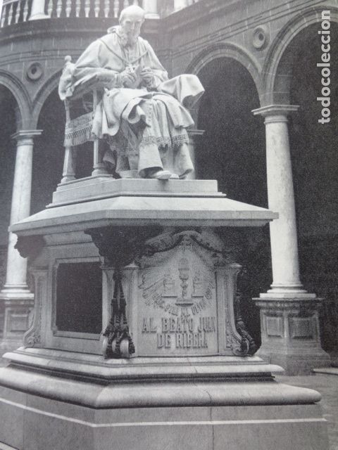 Coleccionismo: VALENCIA CLAUSTRO DEL PATRIARCA ANTIGUA LAMINA HUECOGRABADO A&Ntilde;OS 50