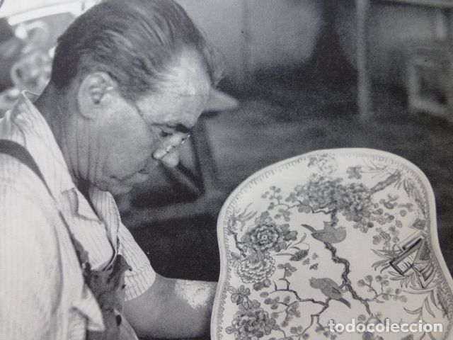 Sammelleidenschaft Papier: MANISES VALENCIA TALLER ALFARERO ANTIGUA LAMINA HUECOGRABADO A&Ntilde;OS 50