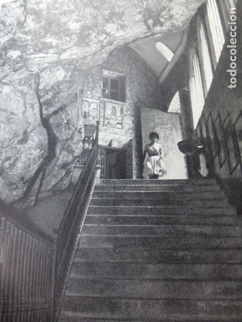 Coleccionismo: ALTURA CASTELLON LA CUEVA SANTA ANTIGUA LAMINA HUECOGRABADO A&Ntilde;OS 50
