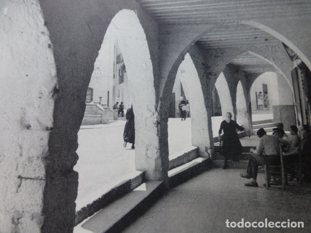 Sammelleidenschaft Papier: LUCENA CASTELLON SOPORTALES ANTIGUA LAMINA HUECOGRABADO A&Ntilde;OS 50