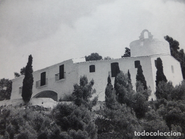 Sammelleidenschaft Papier: CASTELLON DE LA PLANA ERMITA DE LA MAGDALENA ANTIGUA LAMINA HUECOGRABADO A&Ntilde;OS 50