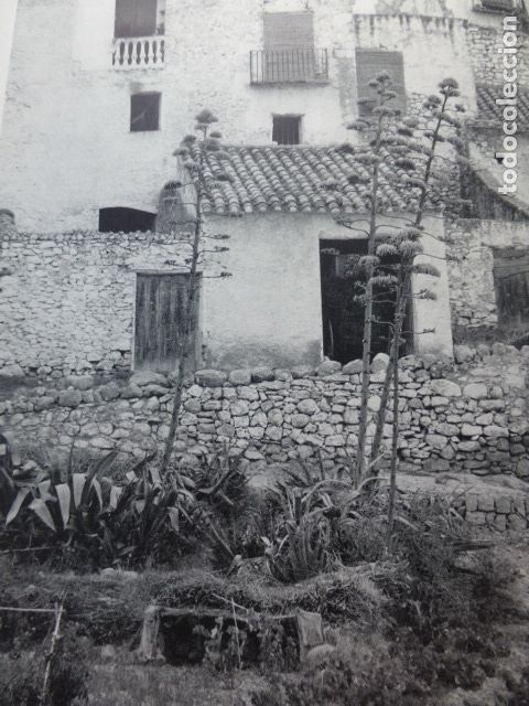 Sammelleidenschaft Papier: OROPESA CASTELLON ASPECTO URBANO ANTIGUA LAMINA HUECOGRABADO A&Ntilde;OS 50