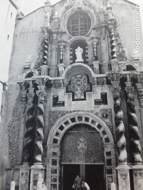 Sammelleidenschaft Papier: VINAROZ CASTELLON IGLESIA ANTIGUA LAMINA HUECOGRABADO A&Ntilde;OS 50
