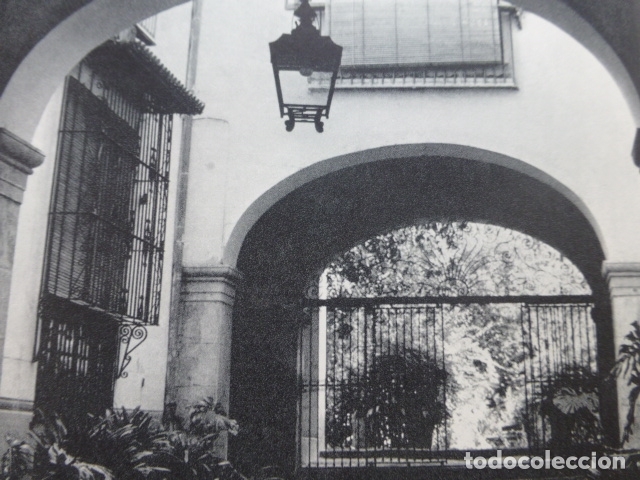 Sammelleidenschaft Papier: JATIVA VALENCIA CASA SE&Ntilde;ORIAL ANTIGUA LAMINA HUECOGRABADO A&Ntilde;OS 50