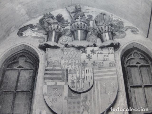 Sammelleidenschaft Papier: GANDIA VALENCIA PALACIO DE LOS DUQUES ANTIGUA LAMINA HUECOGRABADO A&Ntilde;OS 50