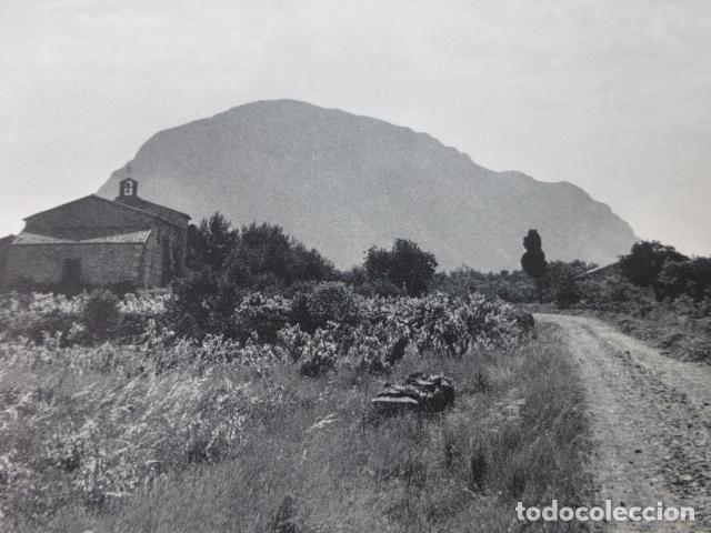 Sammelleidenschaft Papier: LA MARINA ALICANTE EL MONTG&Oacute; ANTIGUA LAMINA HUECOGRABADO A&Ntilde;OS 50