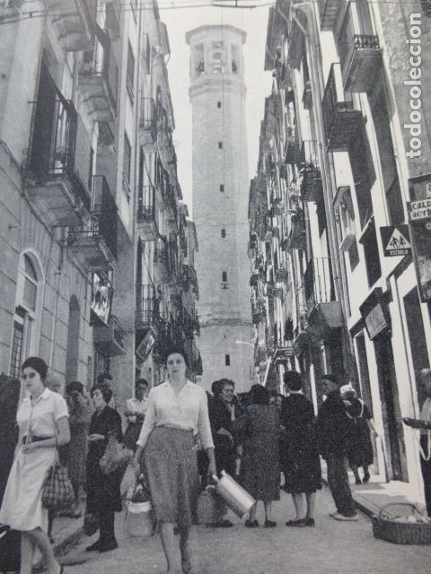 Collezionismo: ALCOY ALICANTE UNA CALLE ANTIGUA LAMINA HUECOGRABADO A&Ntilde;OS 50