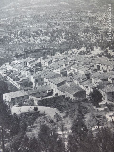 Collectionnisme: PENAGUILA ALICANTE VISTA ANTIGUA LAMINA HUECOGRABADO A&Ntilde;OS 50