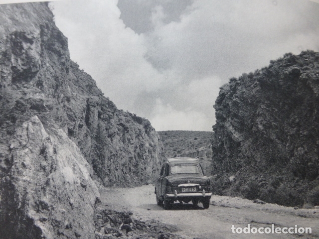 Collezionismo: SERRA DEL MAIGMO ALICANTE VISTA ANTIGUA LAMINA HUECOGRABADO A&Ntilde;OS 50