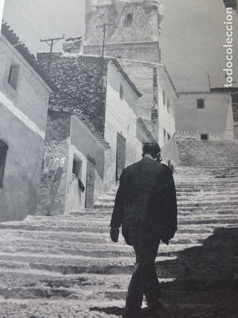 Collezionismo: VILLENA ALICANTE CUESTA Y CASTILLO ANTIGUA LAMINA HUECOGRABADO A&Ntilde;OS 50