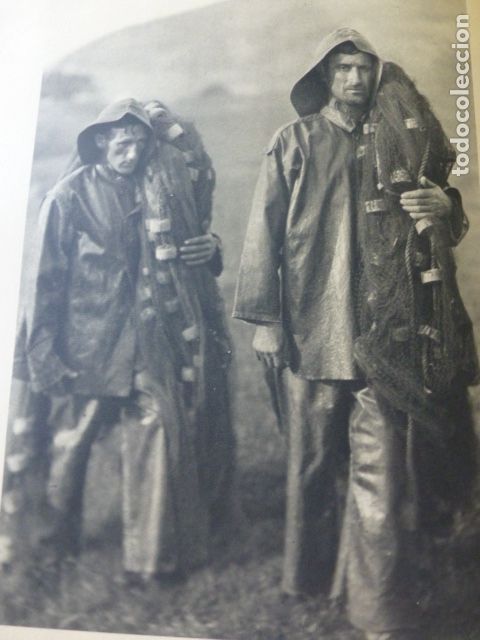 Collezionismo: ORIO GUIPUZCOA VUELTA DE LOS PESCADORES ANTIGUA LAMINA HUECOGRABADO A&Ntilde;OS 30