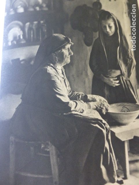 Sammelleidenschaft Papier: GUISANDO AVILA MUJERES ANTIGUA LAMINA HUECOGRABADO A&Ntilde;OS 30