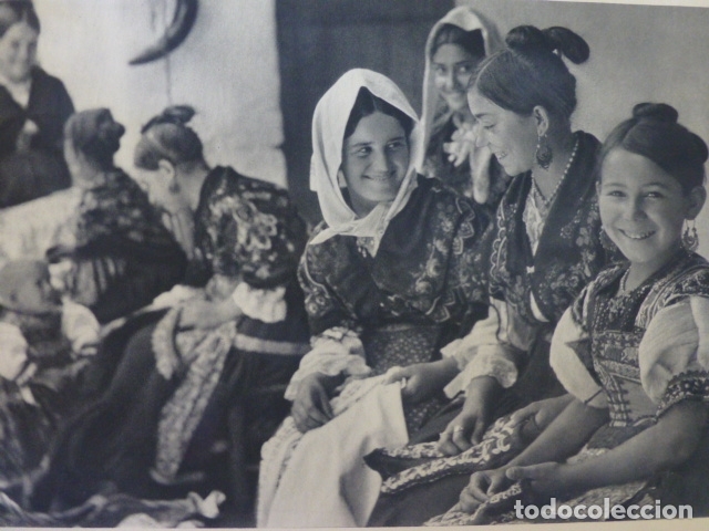 Coleccionismo: LAGARTERA TOLEDO MUJERES LAGARTERANAS ANTIGUA LAMINA HUECOGRABADO A&Ntilde;OS 30