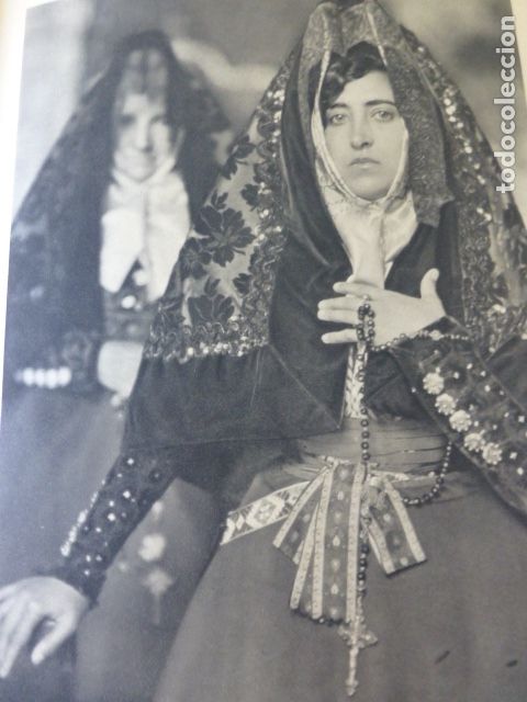 Sammelleidenschaft Papier: CANDELARIO SALAMANCA MUJERES DEVOTAS ANTIGUA LAMINA HUECOGRABADO A&Ntilde;OS 30