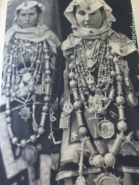 Coleccionismo: LA ALBERCA SALAMANCA MUJERES ANTIGUA LAMINA HUECOGRABADO A&Ntilde;OS 30