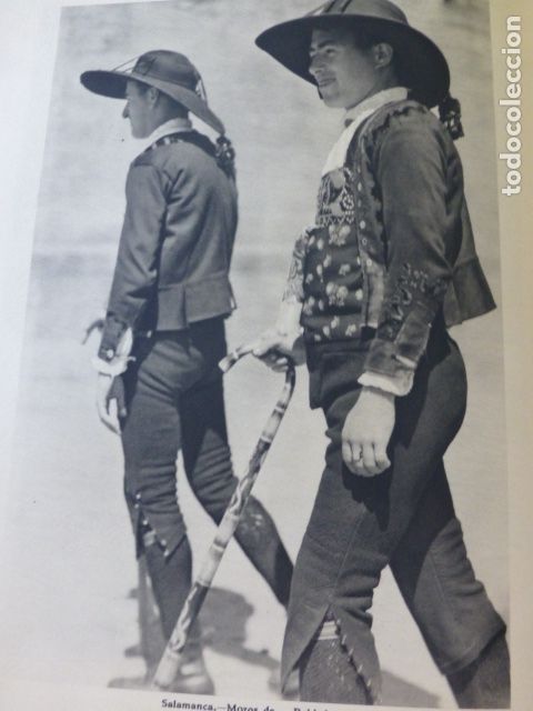 Sammelleidenschaft Papier: ROBLEDA SALAMANCA CHARROS ANTIGUA LAMINA HUECOGRABADO A&Ntilde;OS 30